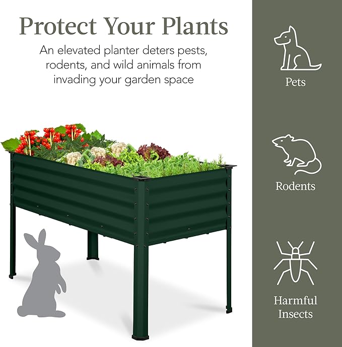Best Choice Products 48x24x30in Galvanized Raised Garden Bed, Metal Elevated - Image 6