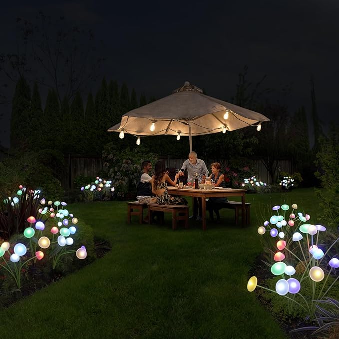 Solar Garden Lights, Waterproof Firefly Outdoor Decor - Image 6