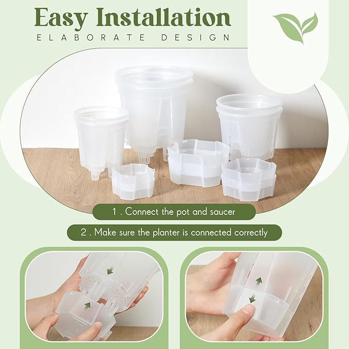 Self Watering Pots for Indoor Plants - Image 6