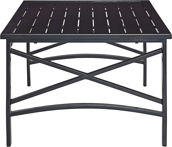 Crosley Furniture Kaplan Weather Resistant Metal Outdoor Coffee Table - Image 5