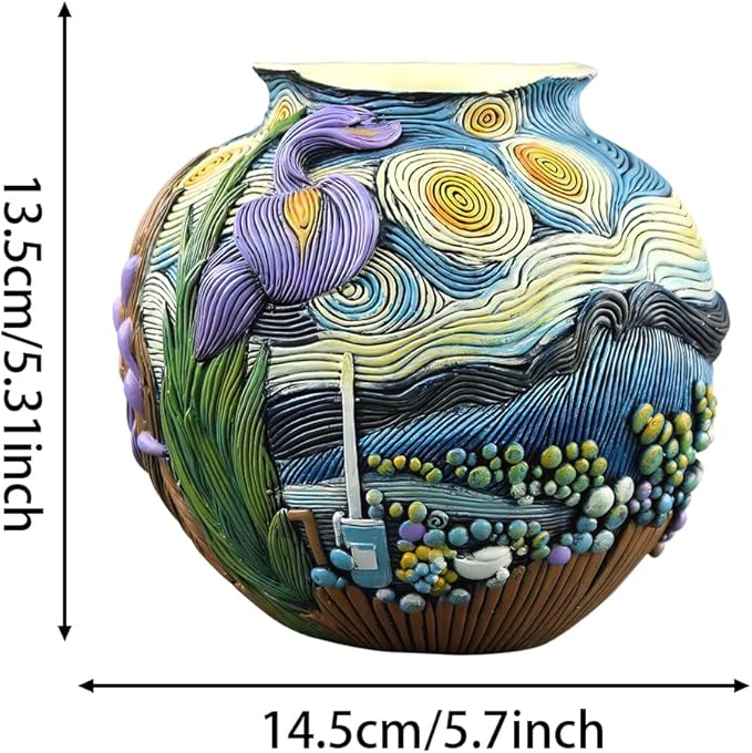 TOZLU Picasso Brutalist Beauty Face Flower Pot Ornaments Flower Pots Head - Image 4