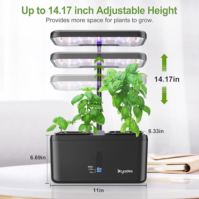 Indoor Garden System 19 Watt LED Growing Light Upgrade 2 Self-Watering - Image 7