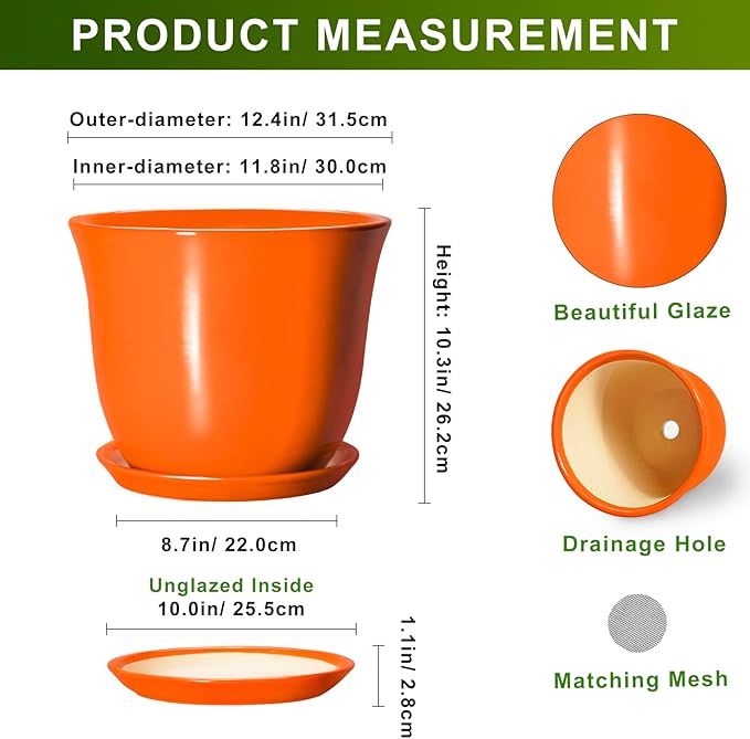 12 Inch Pots for Plants - Image 2