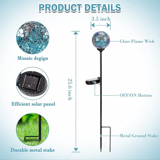 Solar Garden Lights Outdoor Decorative - Image 2
