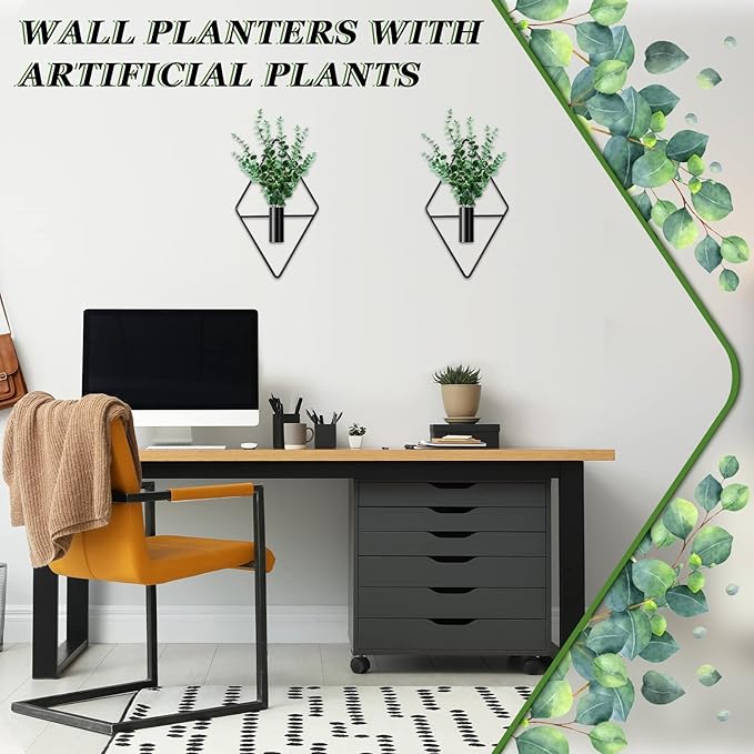 2 Pieces Wall Decor Hanging Planters - Image 7
