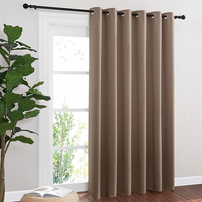 NICETOWN Blackout Blinds for Patio Door, Sliding Door Insulated Blackout by NICETOWN