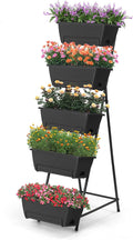 5 Tier Vertical Raised Garden Bed Planter Box, Vertical Raised Bed by Fogein