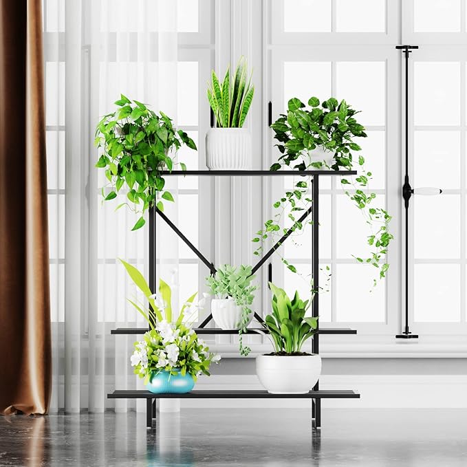 Zhongma 3 Tier Plant Stand Space-Saving Heavy Duty Plant Holder - Image 3