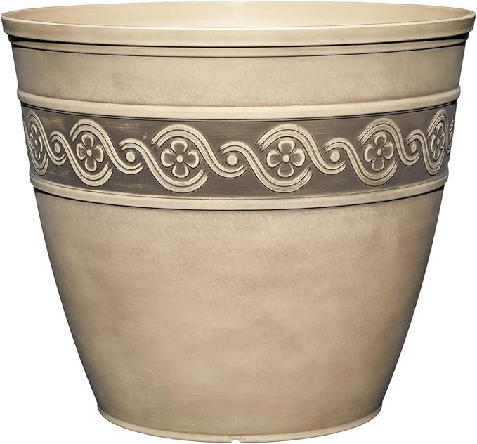 Classic Home and Garden Corinthian Resin Planter Pot by ClassicHomeandGarden