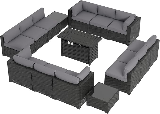 Aoxun 15 Piece Patio Furniture Set - Image 7