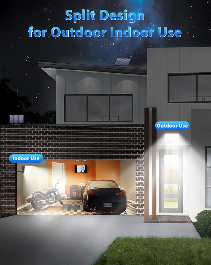 Solar Outdoor Lights, 172LED 3Modes Split Motion Sensor Lights - Image 3