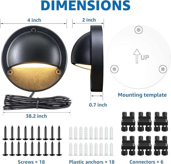 SUNVIE 5W LED Low Voltage Deck Lights - Image 4