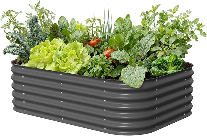 Vego garden Aluzinc Raised Garden Bed Kits by VegoGarden