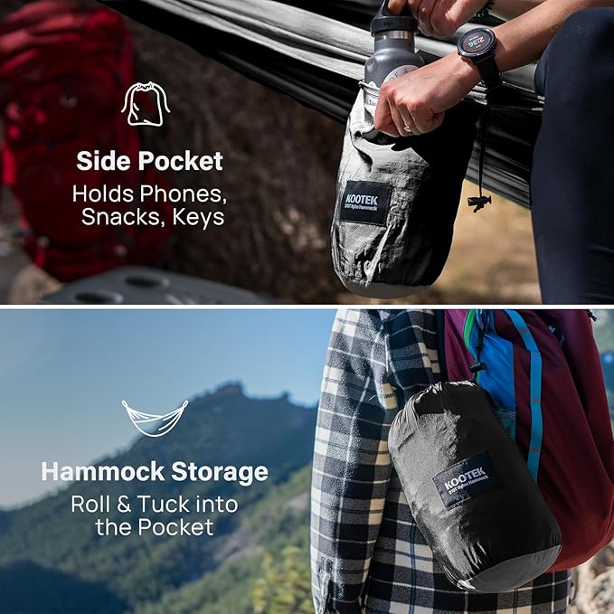 Kootek Camping Hammock, Portable Hammocks - Image 4