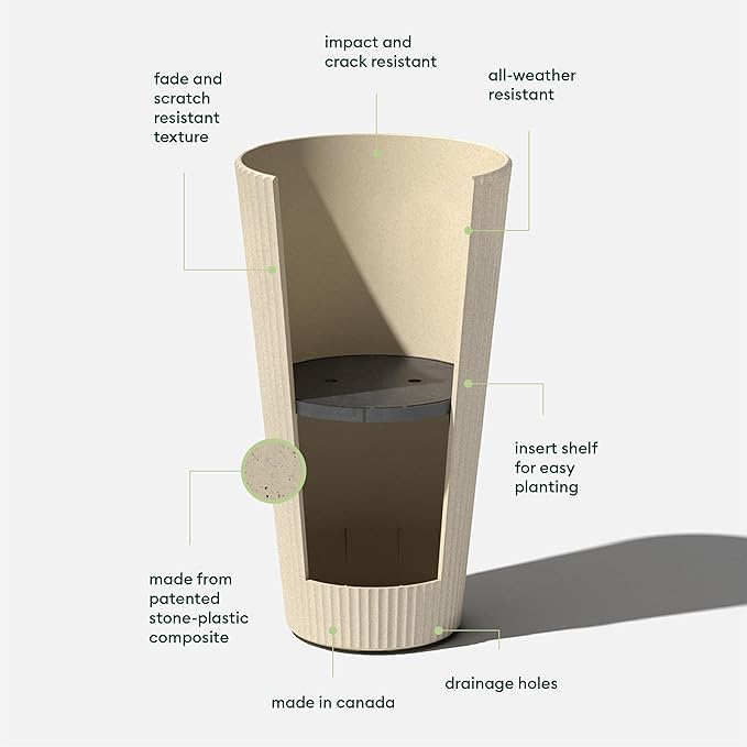 Veradek Demi Series Tall Planter - Image 2
