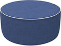 LVTXIII Outdoor/Indoor Inflatable Ottoman, All Weather Water-Repellent Round by LVTXIII