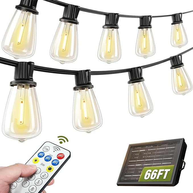 Solar String Lights Outdoor Waterproof by SkoiucLights