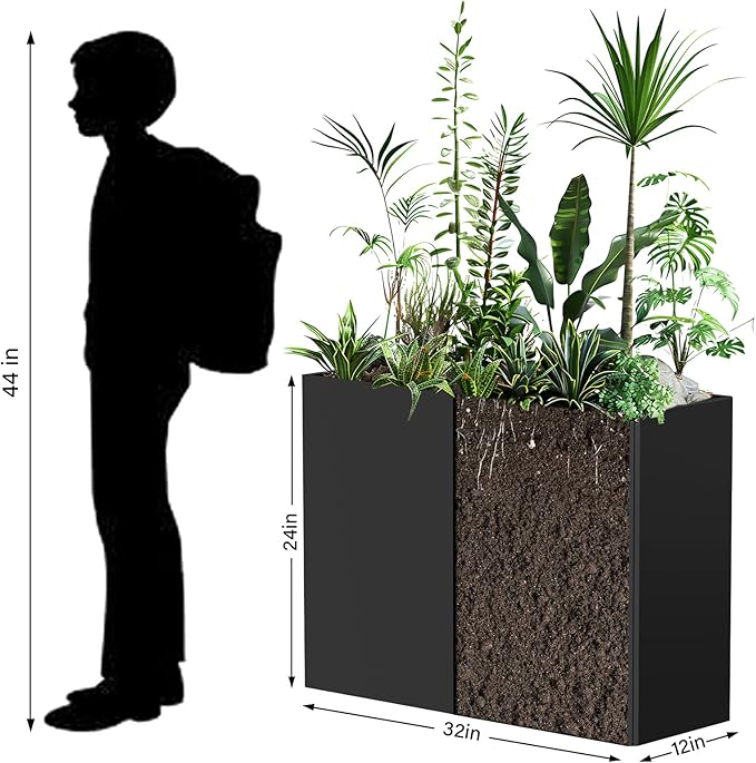 Heavy-Duty Galvanized Steel Planter - Image 3