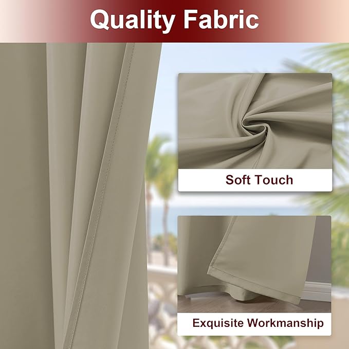 HolidayIdeas Grommet Outdoor Curtains - Image 4