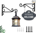 Fashion&cool Wall Hanging Plant Brackets, 12 Inch Retro Heavy Duty Iron Plant by Fashion%26cool