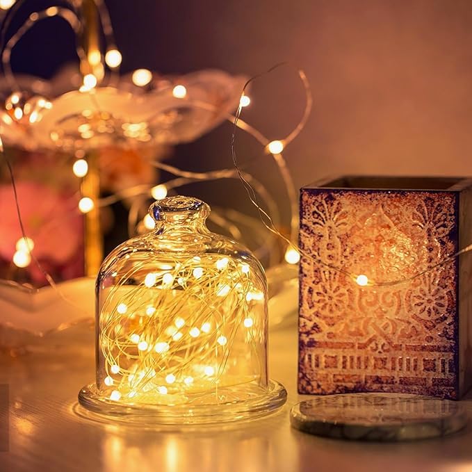 4Pack 240LED Christmas Fairy Lights Battery Operated - Image 4