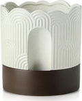 Nihow Self Watering Plant Pot: 8 Inch Ceramic Planter by Nihow