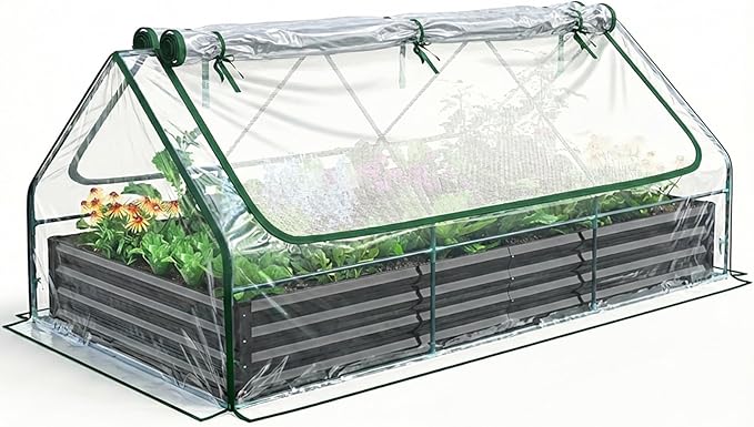 Quictent Raised Garden Bed Galvanized Raised Beds by QUICTENT