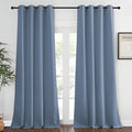 NICETOWN Blackout Stone Blue Curtains by NICETOWN