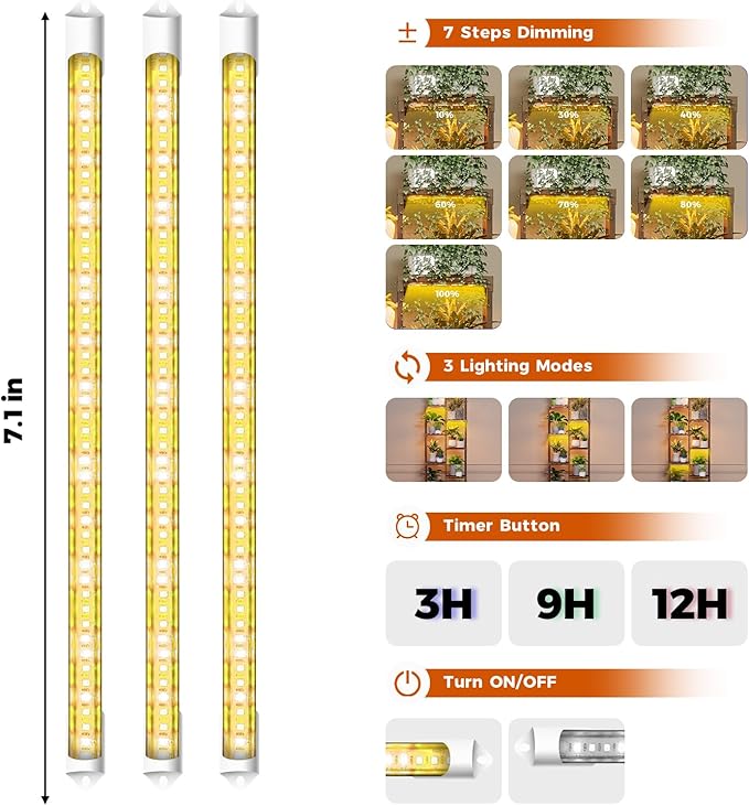 Bamworld Plant Stand with Grow Lights - Image 6