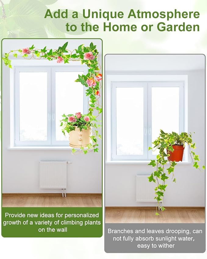 18 Pcs Chain Trellis for Climbing Plants, Potted Houseplant Accessories for Hoya - Image 4