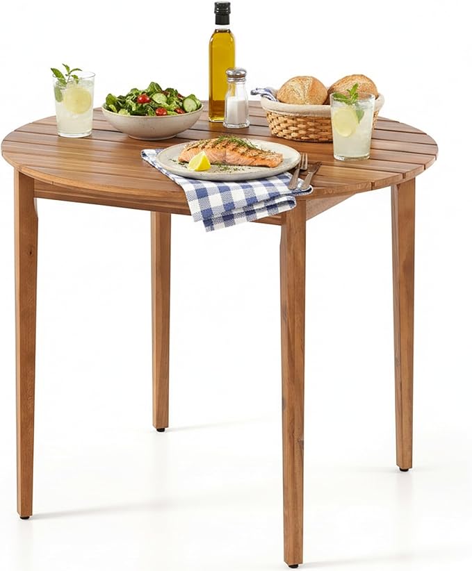 Tangkula 36" Round Outdoor Dining Table by TANGKULA