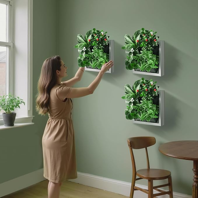 Wall-Mounted Vertical Garden Planter – Ready-to-Use Indoor Wall Planter - Image 5