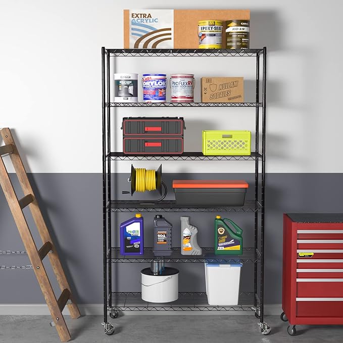 BestOffice | 6-Tier Wire Storage Shelves - Image 2