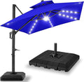 Best Choice Products 10x10ft Cantilever Patio Umbrella w/Base Included by BestChoiceProducts