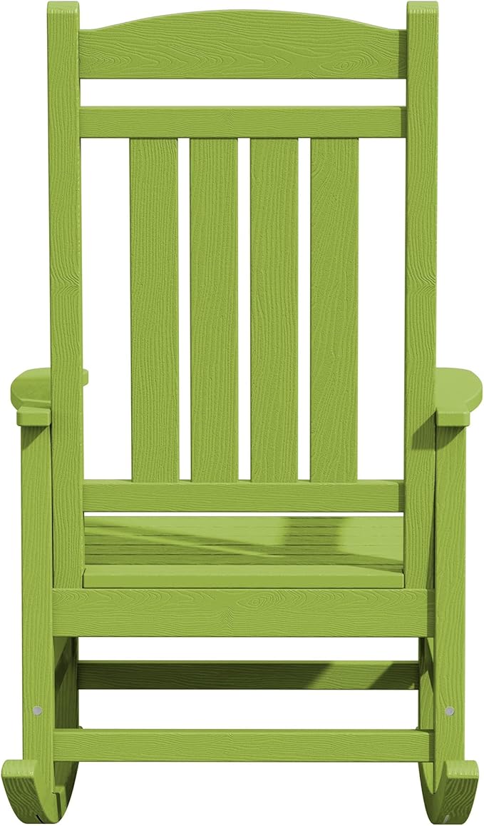 KINGYES HDPE Rocking Chairs Outdoor, Patio Rocking Chairs - Image 12