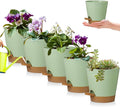 5 Pack 5 inch Self-Watering Pots, African Violets Planter by zople
