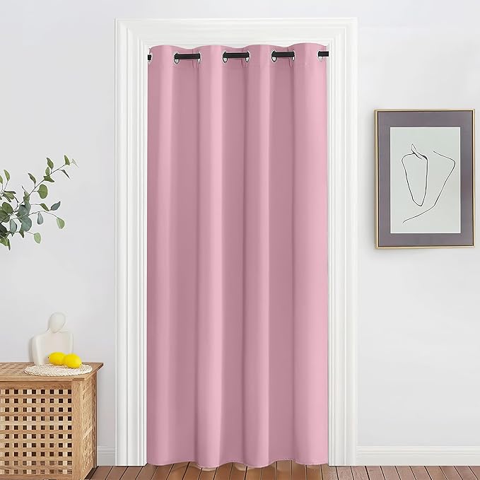 NICETOWN Blackout Doorway Curtain Drape 78 inch Long by NICETOWN