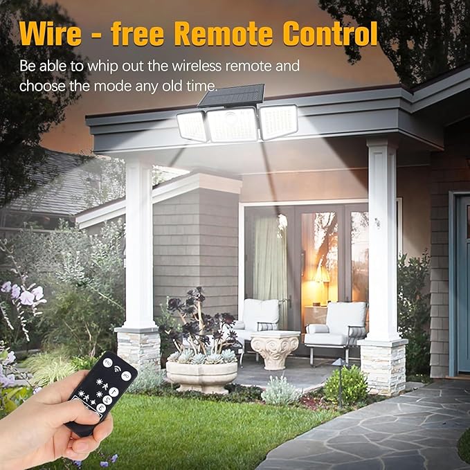 2500LM Solar Lights Outdoor - Image 2