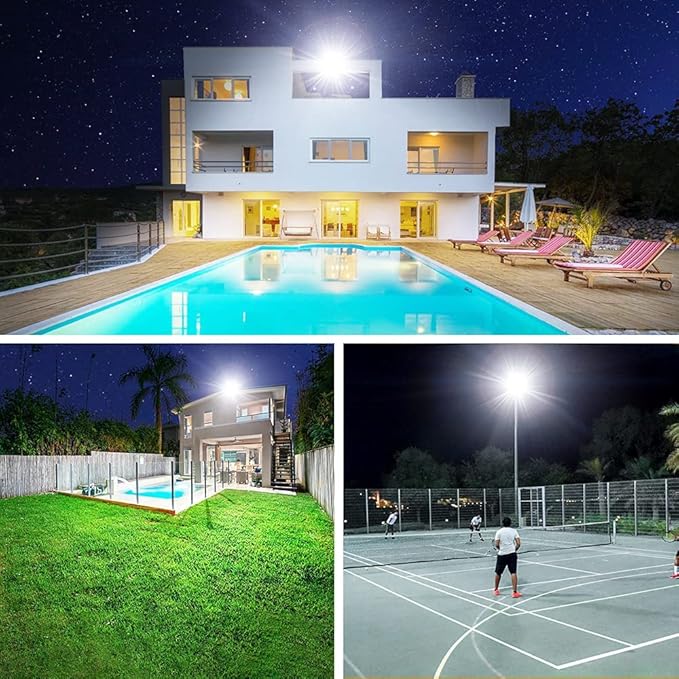 Onforu 200W LED Flood Lights Outdoor, 18000LM Bright Security Light, IP66 - Image 6
