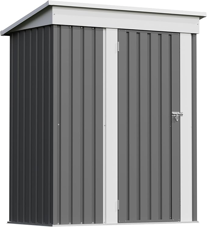 Patiowell 5x3 FT Outdoor Storage Shed, Garden Tool Shed - Image 2