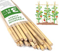Plant Stakes 3FT, Natural Bamboo Stakes, HAINANSTRY 25Pcs Sturdy Bamboo Garden by HAINANSTRY