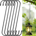 Large Garden S Hooks, 16 Inches Long Plant Hangers Outdoor, Metal Plant Hooks by Kitwinney