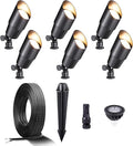 Gardenreet Black Brass Low Voltage Landscape Spotlights Kit 12V LED by Gardenreet