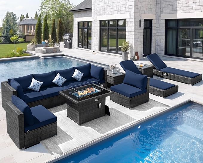 NICESOUL 11 Piece Outdoor Sectional - Image 2