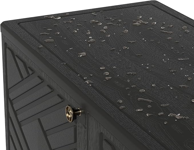 ADDOK Indoor Outdoor Plastic Storage Cabinet 34"x15"x34" - Image 9