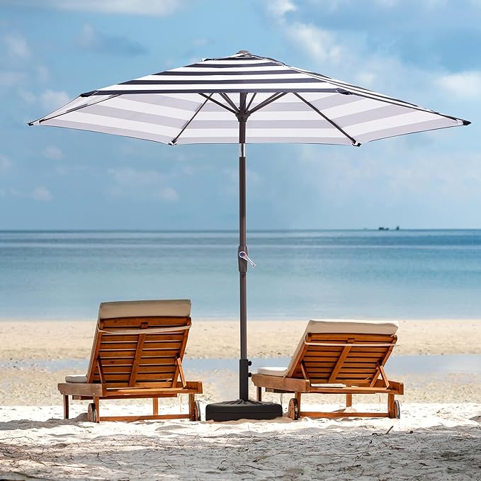 JEAREY 7.5FT Patio Umbrella Outdoor Market Umbrella - Image 9