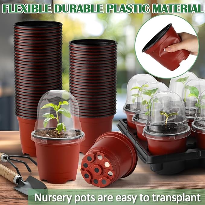 4 Inch 60 Pack Nursery Pots - Image 6