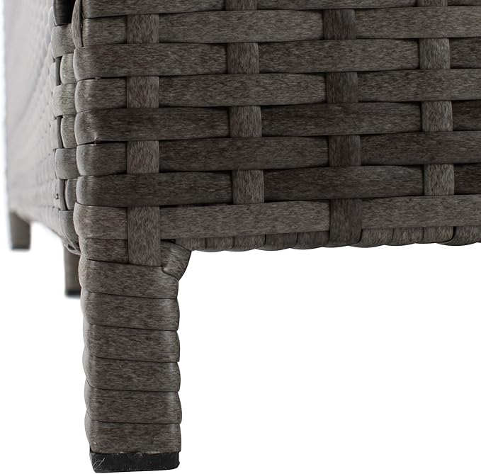 Safavieh PAT7500B Outdoor Collection Cadeo Grey Cushion Daybed - Image 9