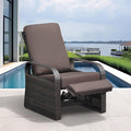 ATR ART TO REAL Outdoor Recliner, Outdoor Wicker Recliner Chair by ATRARTTOREAL
