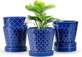 EFISPSS Ceramic Plant Pots, 5Inch Pots by EFISPSS